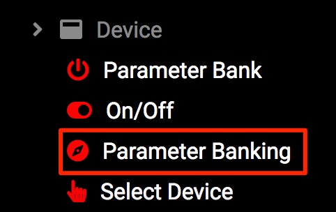 add parameter banking mapping