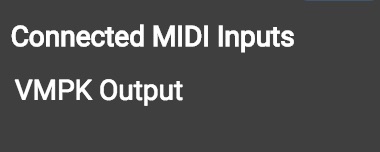 Connected MIDI Inputs