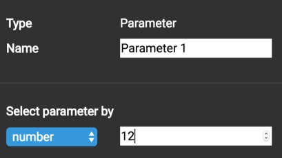 Select Parameter by number